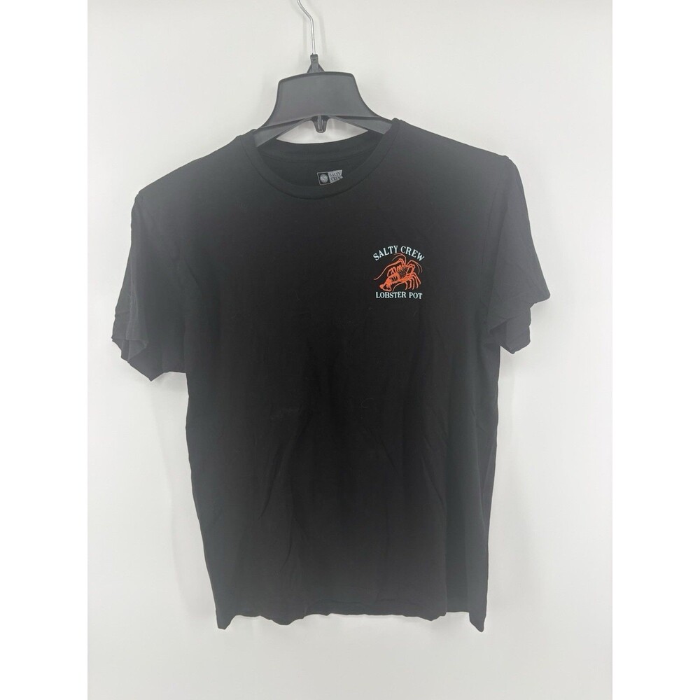Salty Crew 🦞 Lobster Pot Graphic Black Soft T-Shirt Men’s Large
